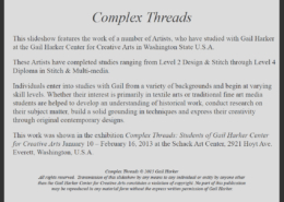 Complex Threads Gallery Introduction