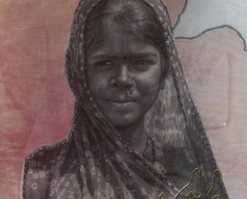 Sari Life – Homage to Tribal Women – India (detail) ©Marie Plakos